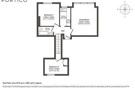 2 bedroom apartment to rent - Rhodesia Road, London, SW9